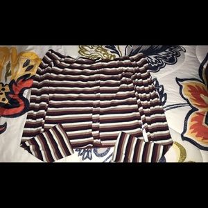 Heart & Hips Crop Top Off The Shoulder | Size: M